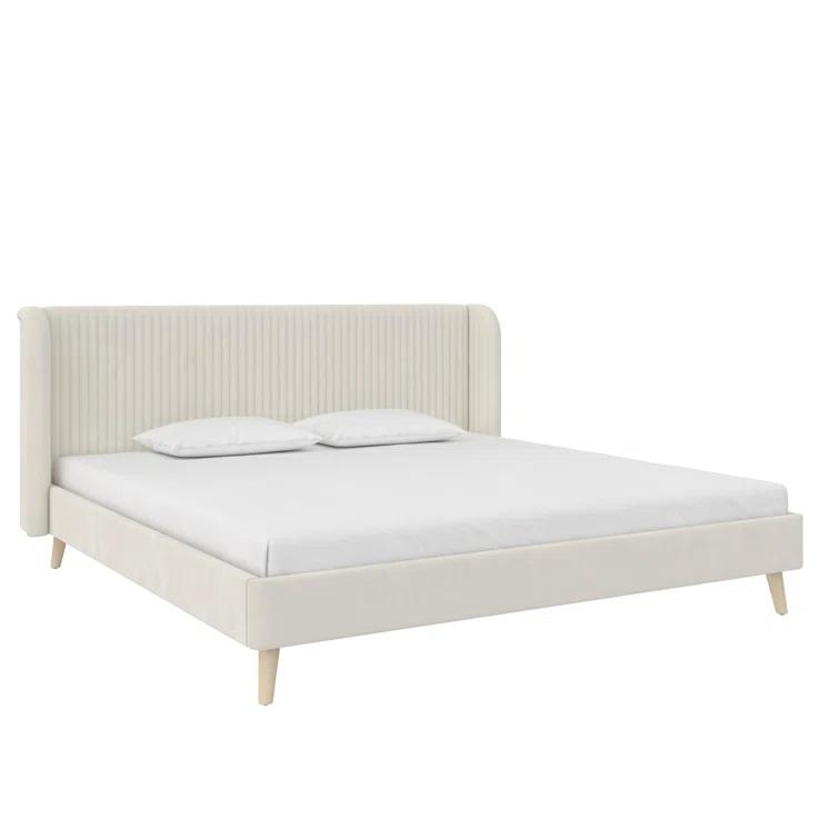 Novogratz Holly King Size Upholstered Platform Bed