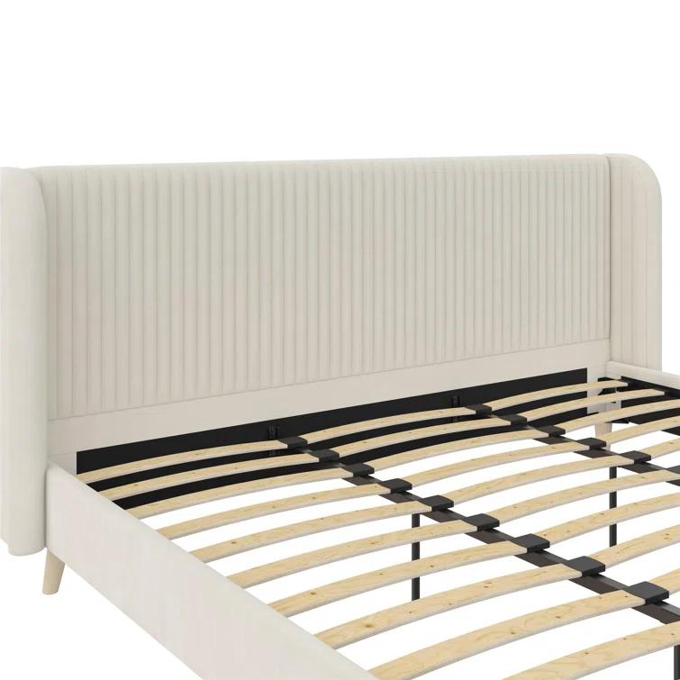 Novogratz Holly King Size Upholstered Platform Bed