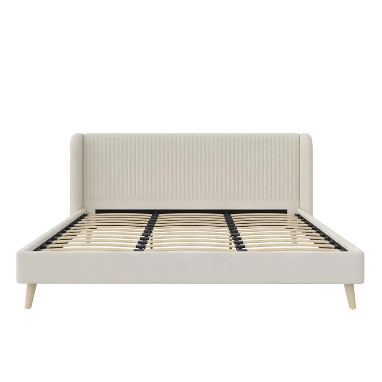 Novogratz Holly King Size Upholstered Platform Bed