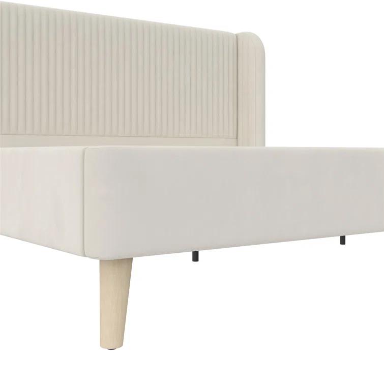 Novogratz Holly King Size Upholstered Platform Bed