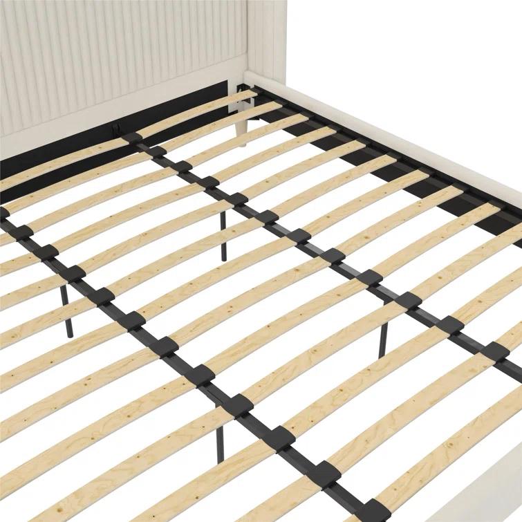 Novogratz Holly King Size Upholstered Platform Bed
