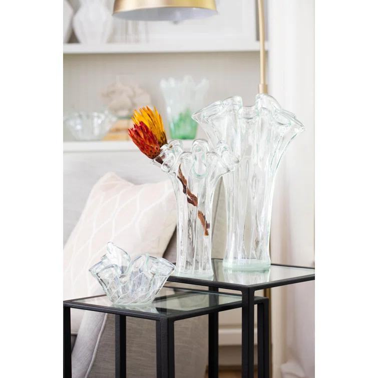 VIETRI Onda Handmade Glass Decorative Bowl 1