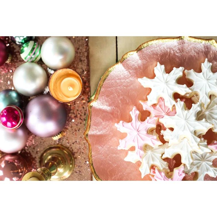 Viva by Vietri Baroque Glass No Pattern Charger