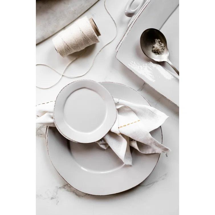 VIETRI Lastra 16 Piece Handmade Stoneware Dinnerware Set - Service for 4 (Set of 16)