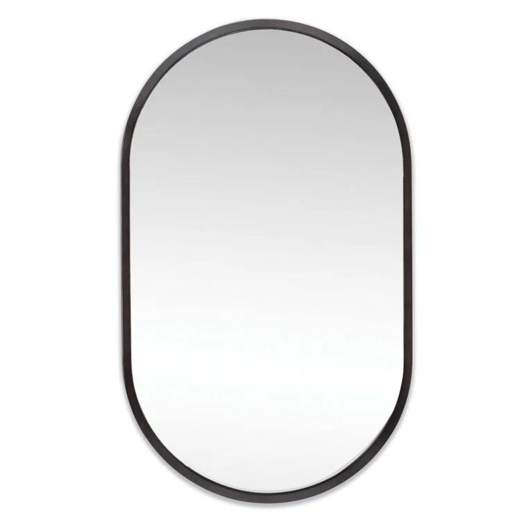 Canal Stainless Steel Flat Wall Mirror