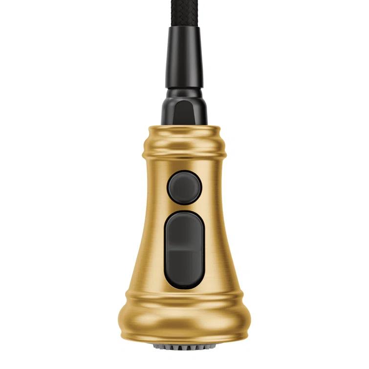 Moen Weymouth Pre-Rinse Spring Pull-Down Single Handle Kitchen Faucet