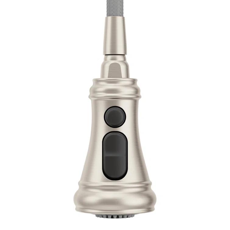 Moen Weymouth MotionSense Wave Single Handle Pre-Rinse Spring Pulldown Kitchen Faucet