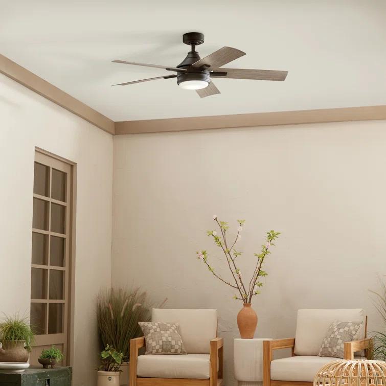 Latitude Run® 52'' Ceiling Fan with LED Lights