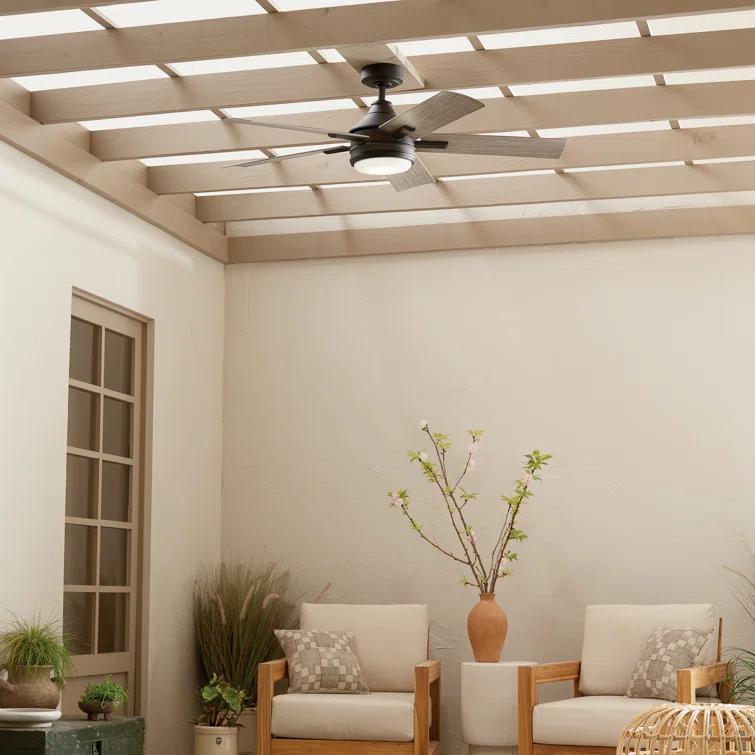 Latitude Run® 52'' Ceiling Fan with LED Lights