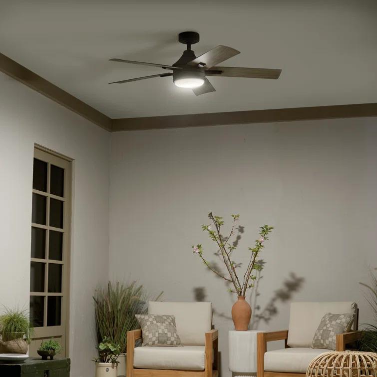 Latitude Run® 52'' Ceiling Fan with LED Lights