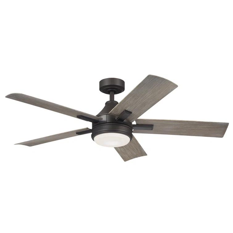 Latitude Run® 52'' Ceiling Fan with LED Lights