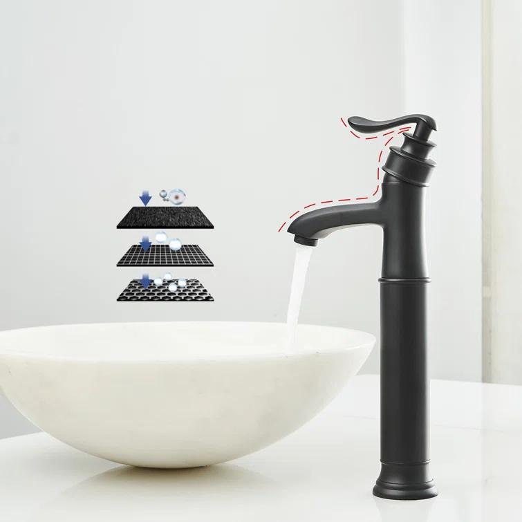 VIBRANTBATH Vessel Sink Bathroom Faucet with Drain Assembly & Reviews | Wayfair