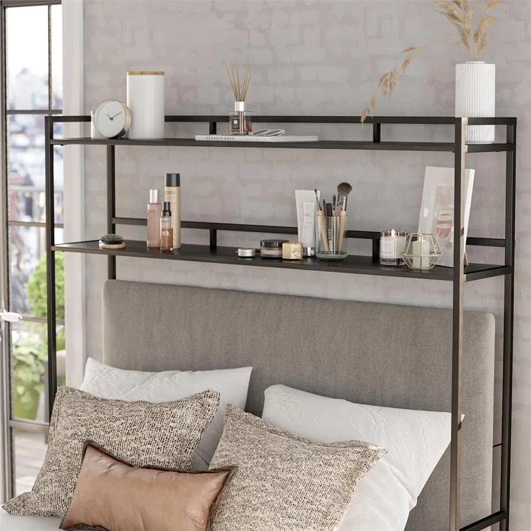 Novogratz Beverly Over-The-Bed Storage Shelves for Twin & XL Twin Beds