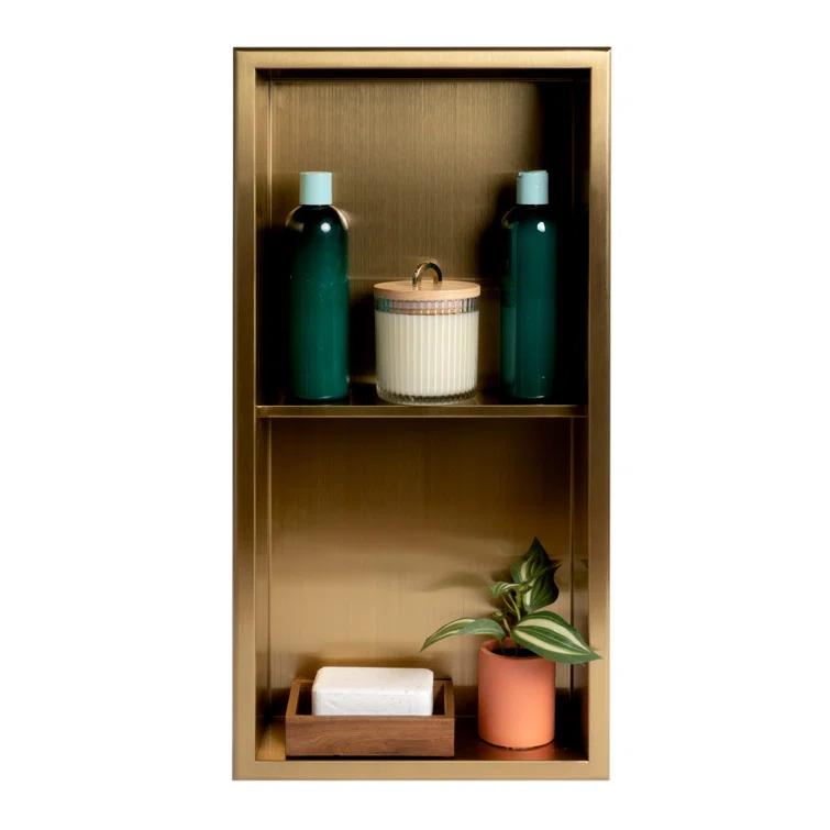 Alfi Brand Stainless Steel Shower Niche ABNP1224-BG