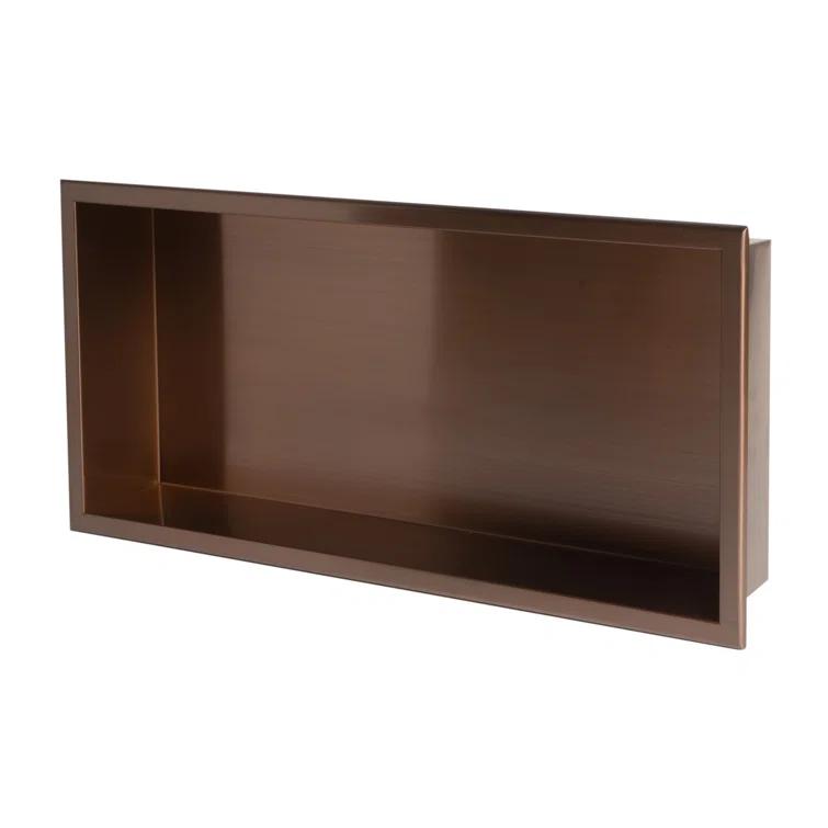 Adhesive Stainless Steel Shower Shelf