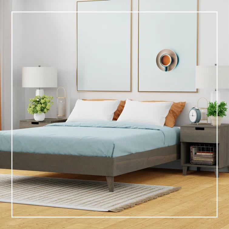 Dedrie Solid Wood Bed