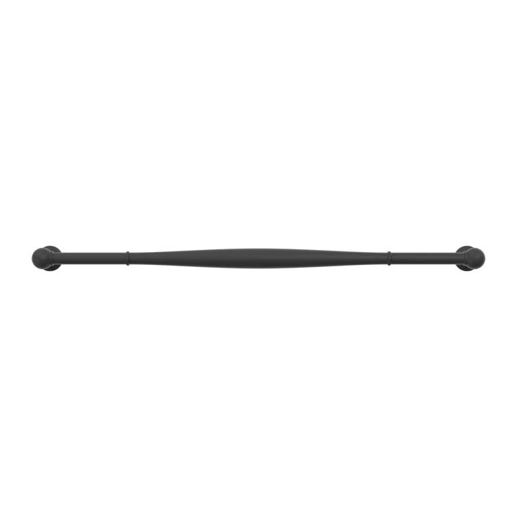 Matte Black Traditional Bar Pull with Mounting Hardware