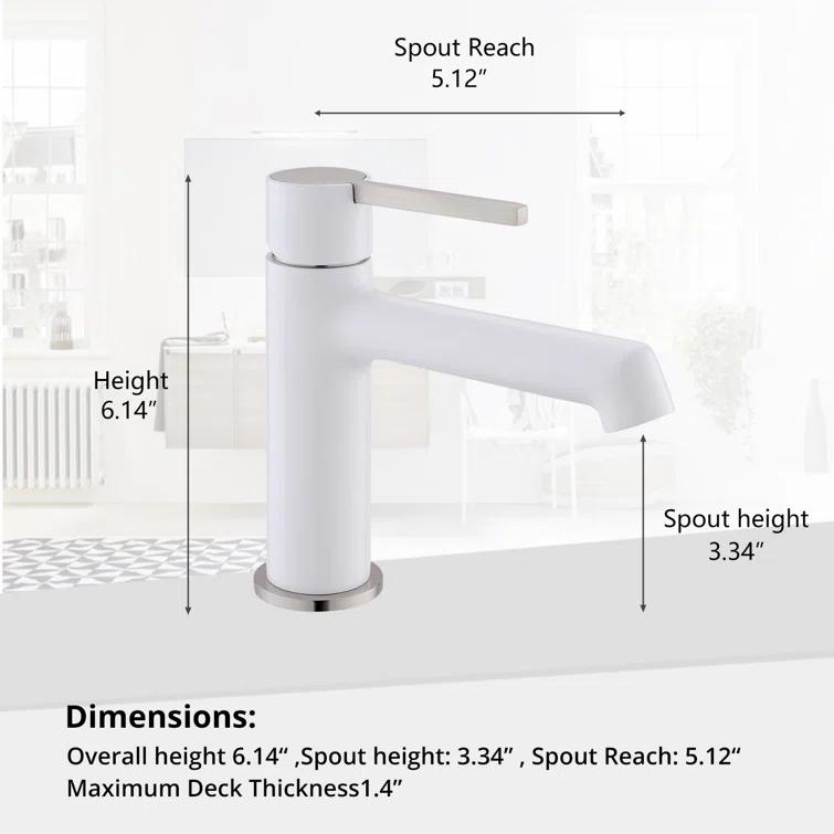 Single-Hole Single-handle Bathroom Faucet