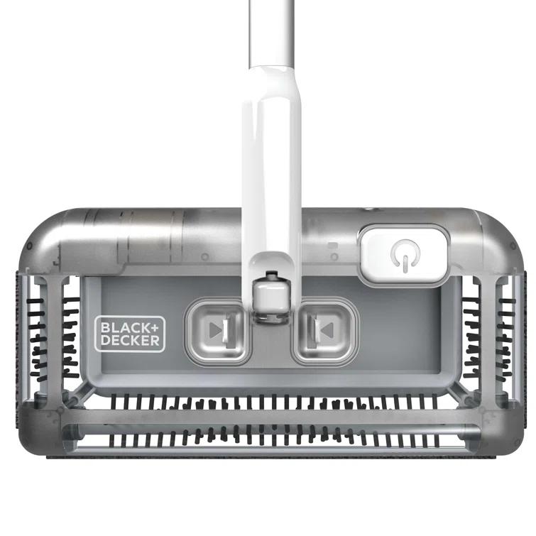 BLACK+DECKER Floor Sweeper, 50 Minutes Runtime, Powder White