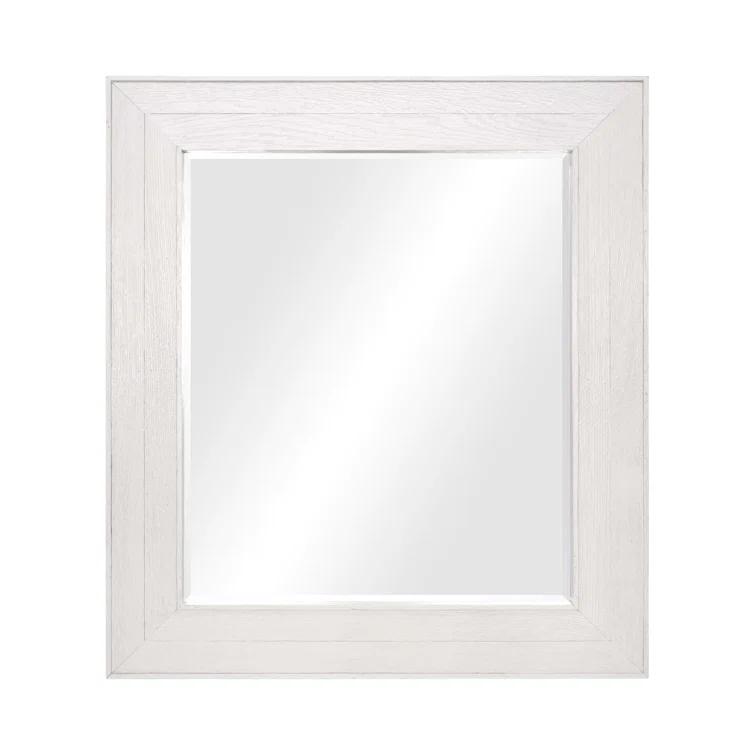 Rustic Beveled Bathroom Mirror