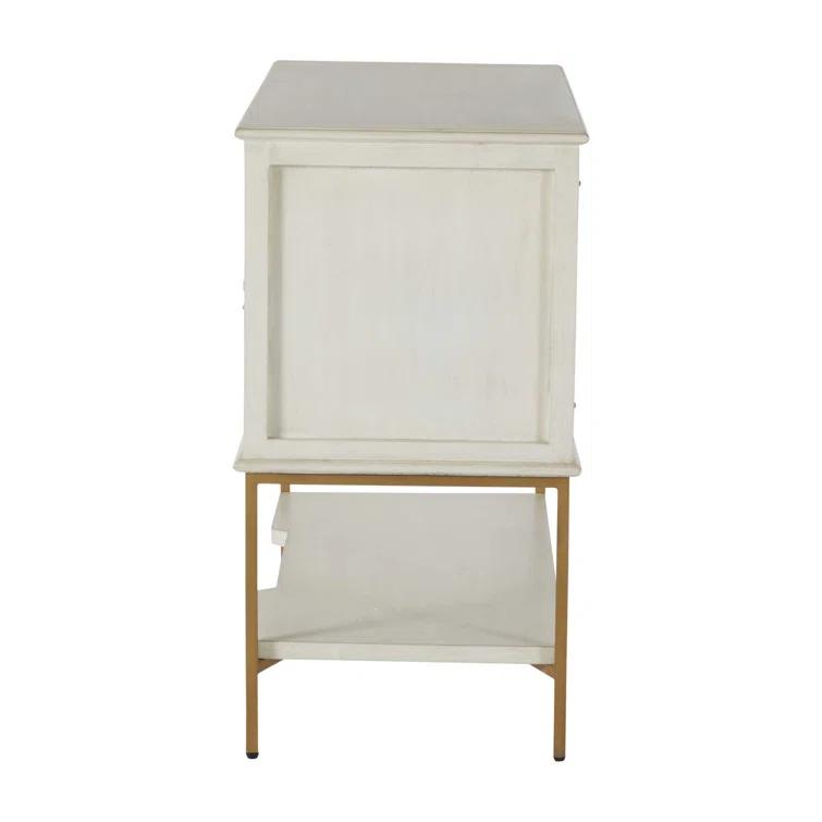 Gabby Riggs 38'' W Metal Nightstand