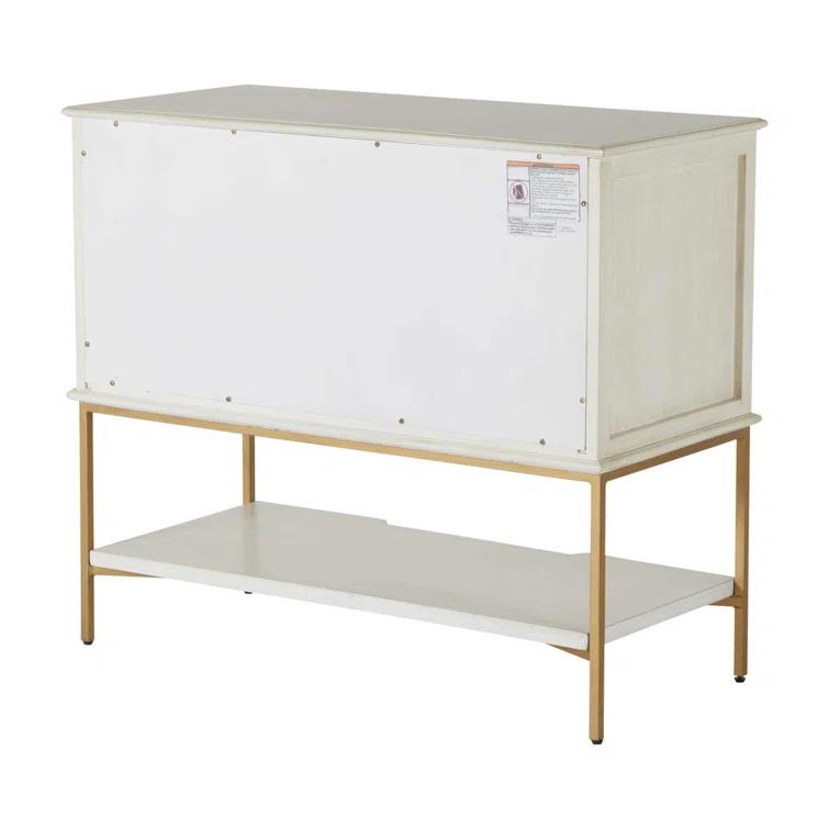 Gabby Riggs 38'' W Metal Nightstand