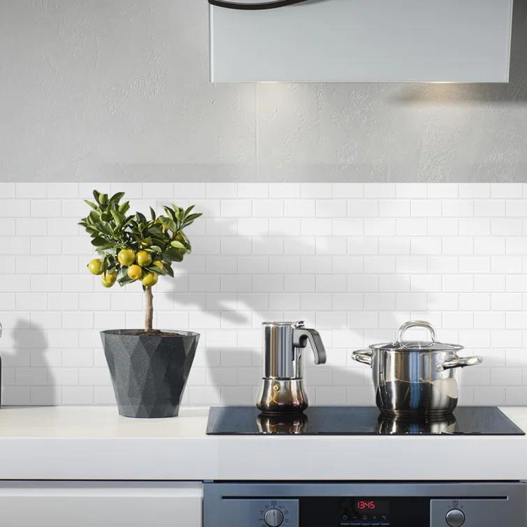 12" x 12" PVC Peel & Stick Thicker Subway Tile