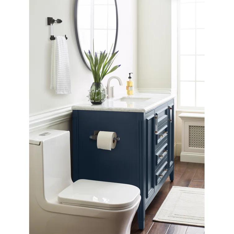 Amerock Glacio Wall Mount Toilet Paper Holder BH36061CORB