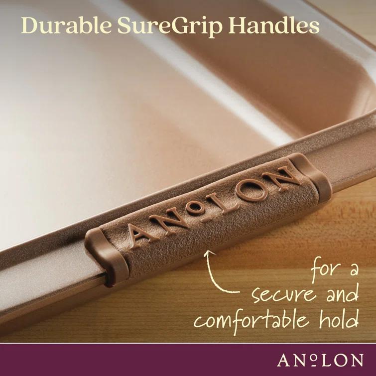 Anolon Anolon Advanced Nonstick Covered Cake Pan with Grips