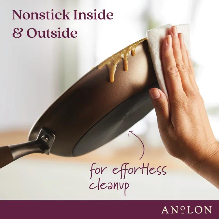 Anolon Anolon Advanced Home Hard Anodized Nonstick Stockpot With Lid, 10 Quart