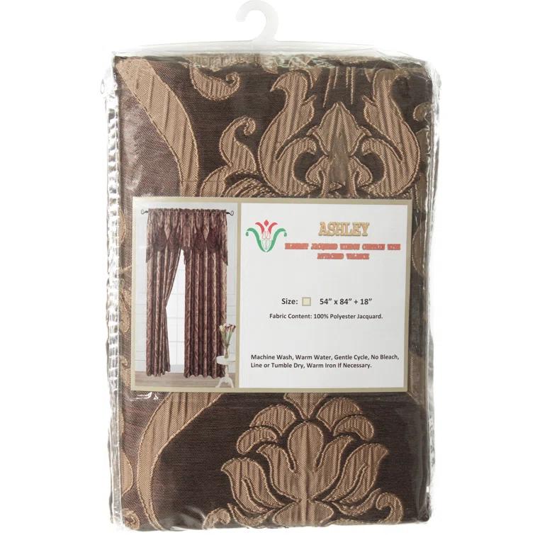 Venice Collections Polyester Room Darkening Curtain Single Panel