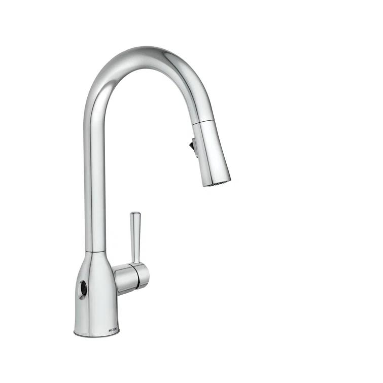 Moen Adler MotionSense Wave Single Handle Pulldown Kitchen Faucet with Power Clean Technology