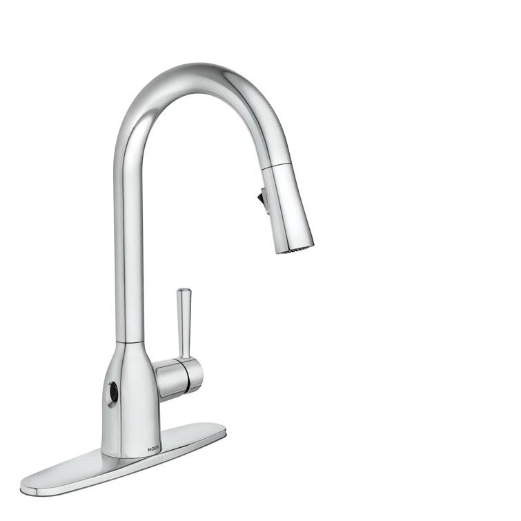 Moen Adler MotionSense Wave Single Handle Pulldown Kitchen Faucet with Power Clean Technology