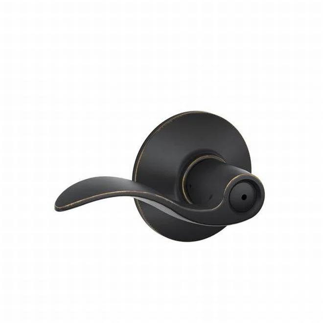 Schlage F Series Satin Nickel Privacy Door Lever Set