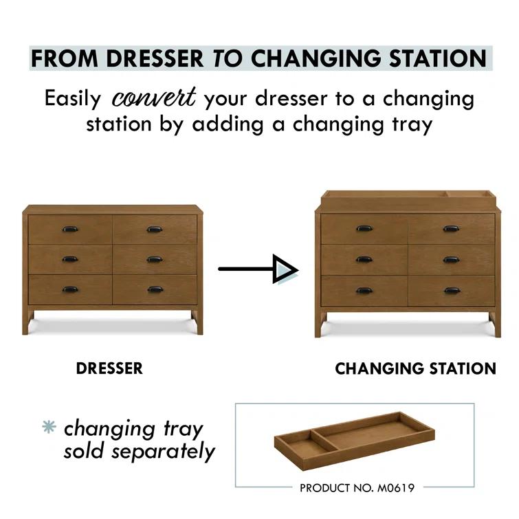 Fairway 6 Drawer Double Dresser