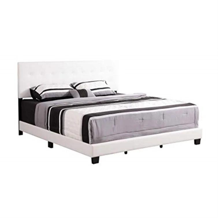 Eaton Vegan Leather Platform Bed