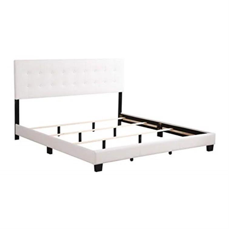 Eaton Vegan Leather Platform Bed