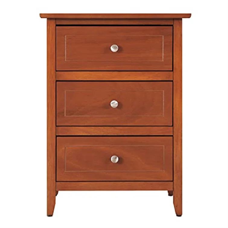 Glory Furniture Daniel Emjay 3 - Drawer Nightstand & Reviews | Wayfair