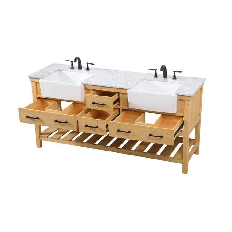 Pelaghia 72'' Double Bathroom Vanity