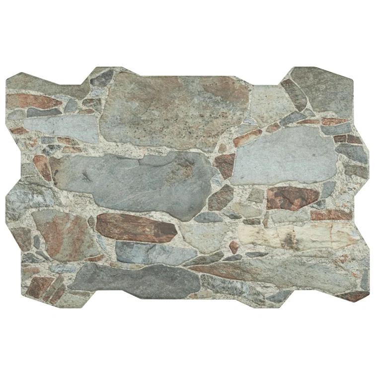 Rambla 15" x 23" Porcelain Stone Look Wall & Floor Tile