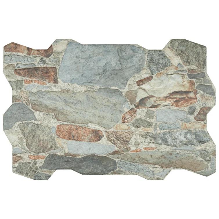 Rambla 15" x 23" Porcelain Stone Look Wall & Floor Tile