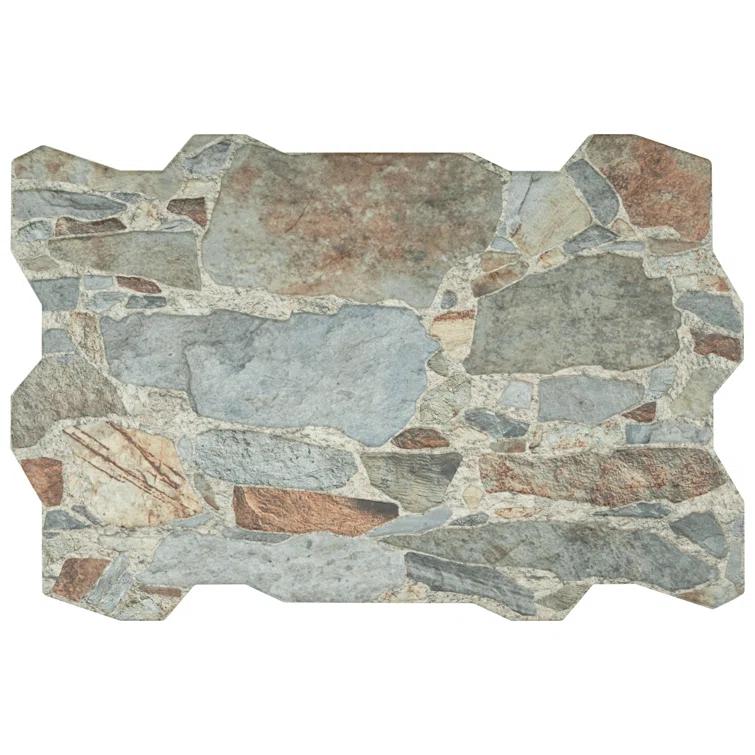 Rambla 15" x 23" Porcelain Stone Look Wall & Floor Tile