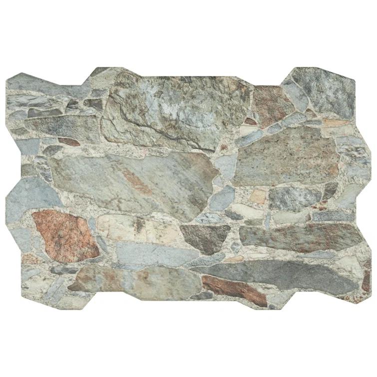 Rambla 15" x 23" Porcelain Stone Look Wall & Floor Tile