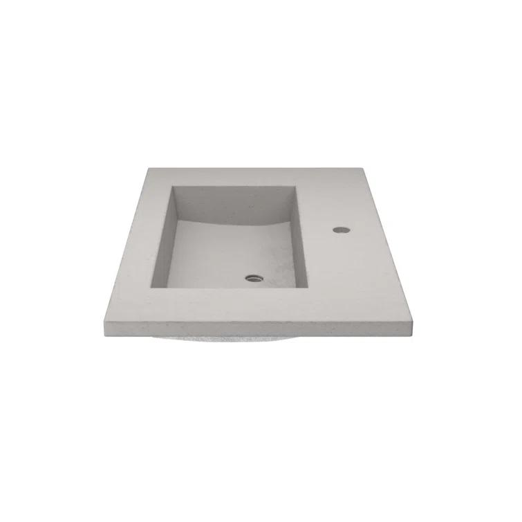 36.5" Single Bathroom Vanity Top with Sink