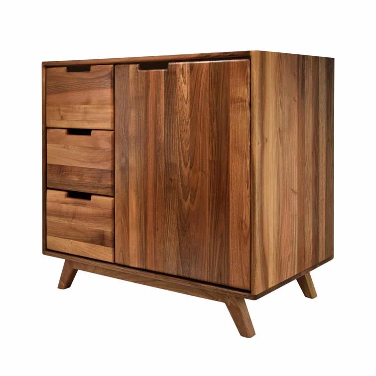 Topanga 36" Single Bathroom Vanity Base Only in Walnut