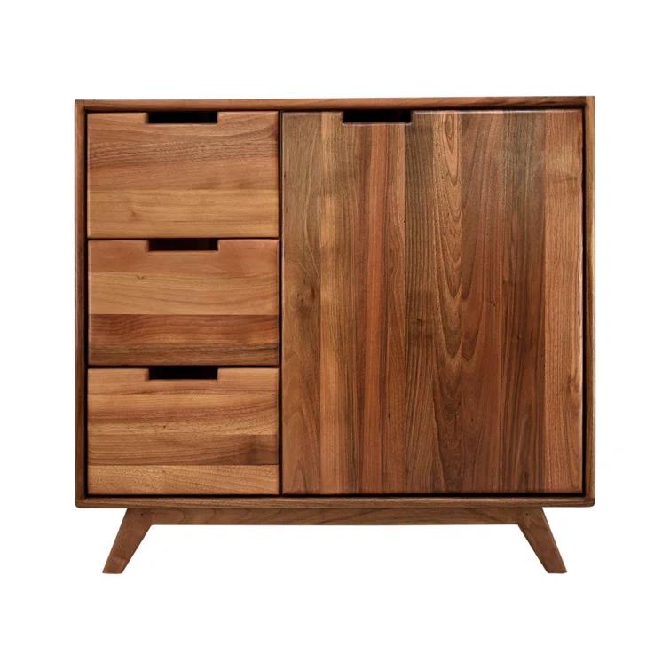 Topanga 36" Single Bathroom Vanity Base Only in Walnut