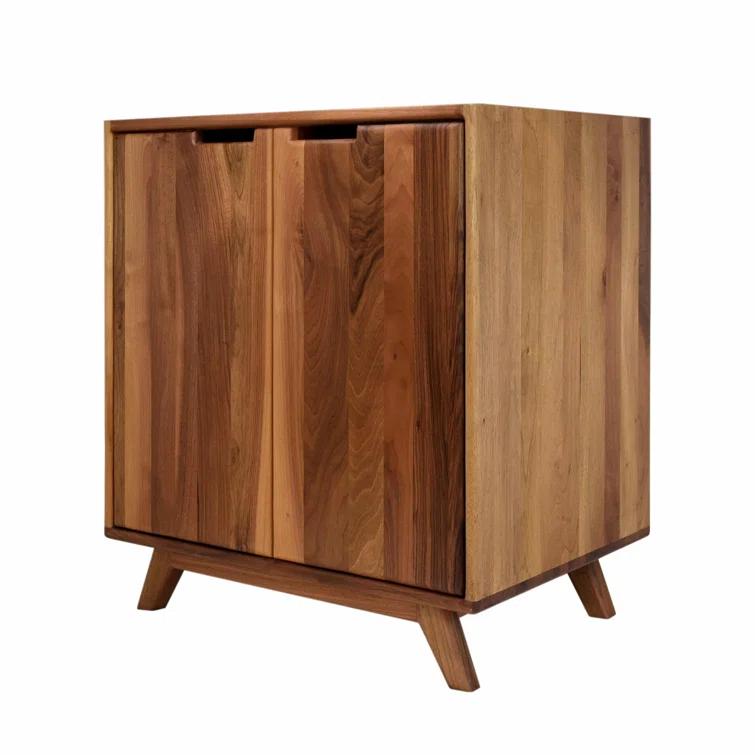 Topanga 30" Single Bathroom Vanity Base Only in Walnut