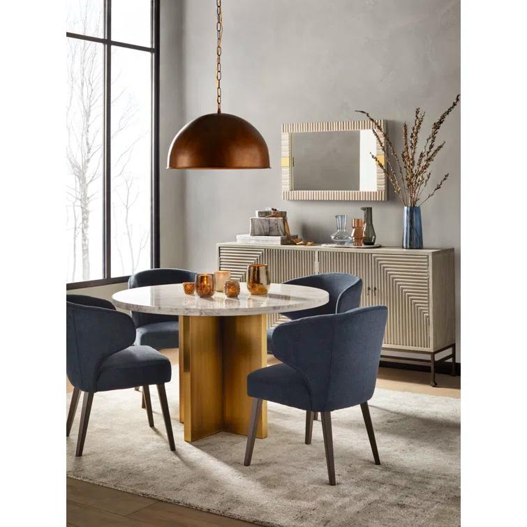 Rita 48'' Round Marble Dining Table