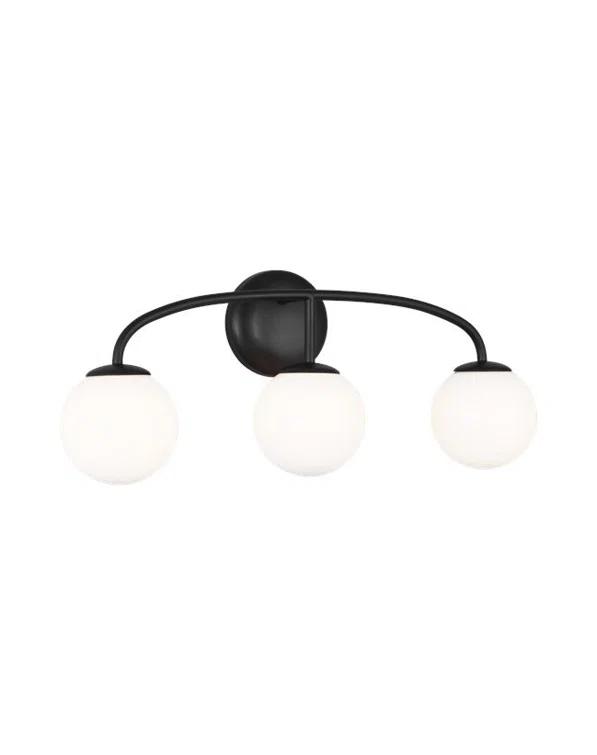 Galassia Vanity Light by AERIN - Black / 3 Light