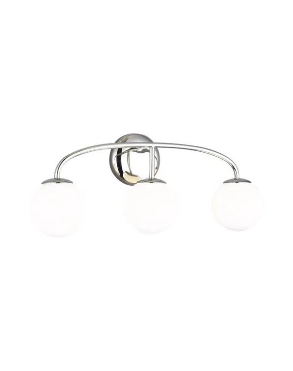 Galassia Vanity Light by AERIN - Polished Nickel / 3 Light